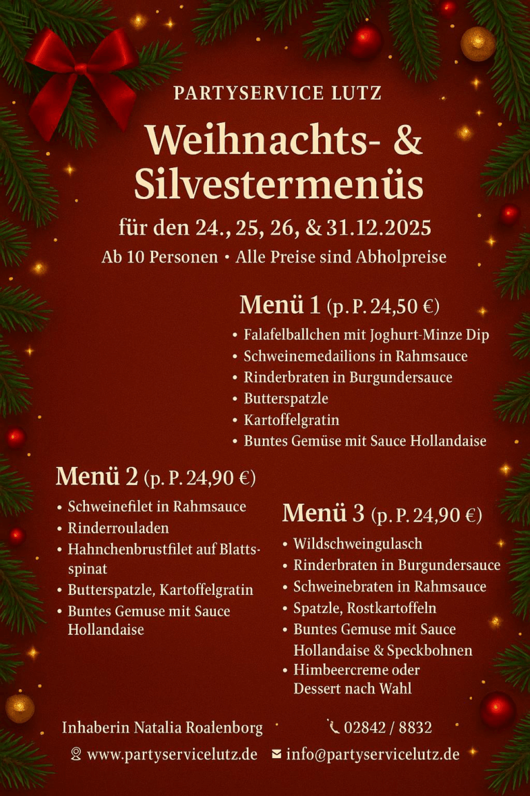 Weihnachtsmenü